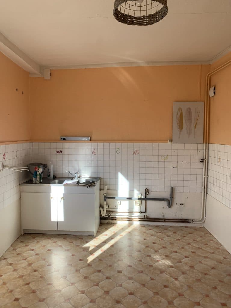 photo d'une cuisine avant intervention et conception par pg solutions