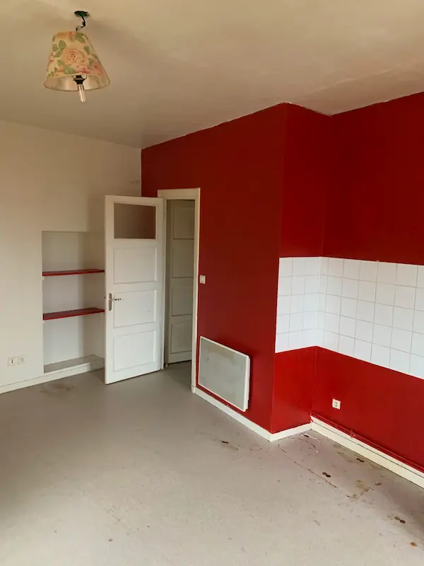 Chantier de peinture avant intervention par PG solutions